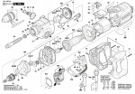 Bosch 3 601 A8B 061 GSB 162-2 RE Percussion Drill 110 V / GB Spare Parts GSB162-2RE